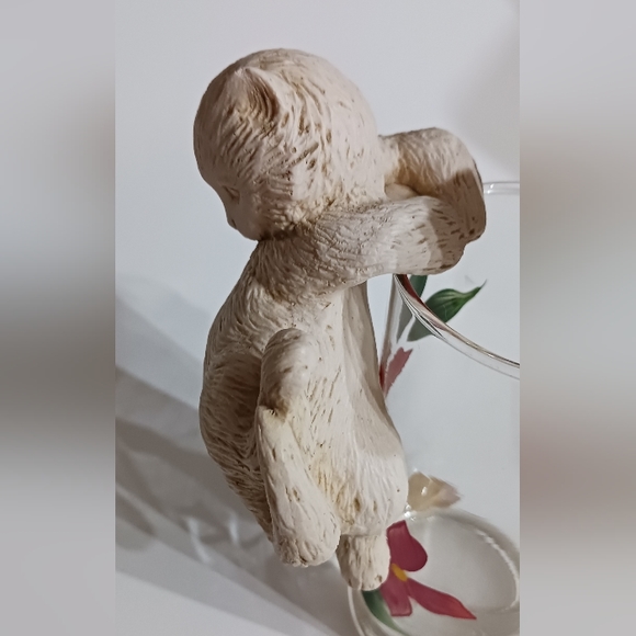 Vintage Hen-Feathers Climbing Hanging Cats Figurines - Picture 4 of 6